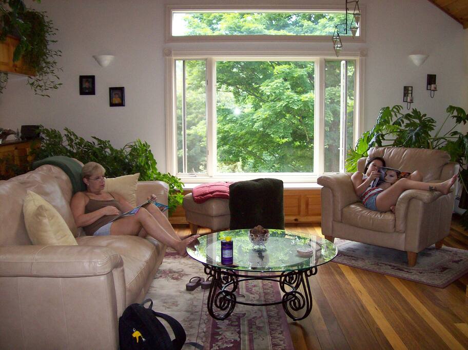 A little rest and relaxation in the Great Room!