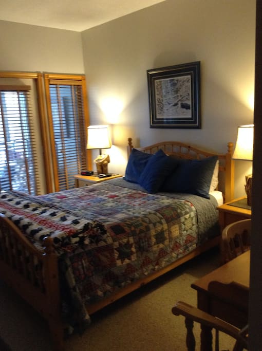 Master bedroom with Queen bed.