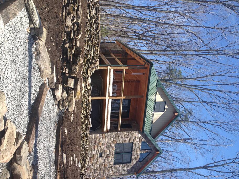 Front of the cabin