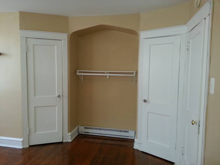 Bedroom #1 2 closets lots of natural light beautiful hardwood floors