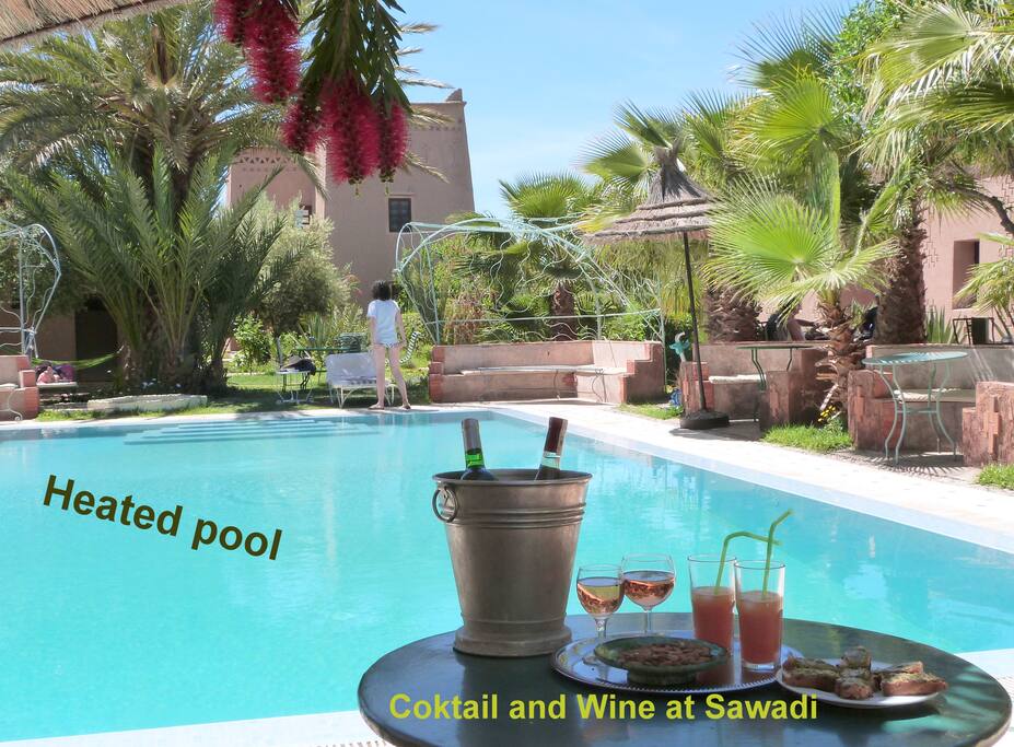 Une grande Piscine au sel pour vous détendre et vous baignez