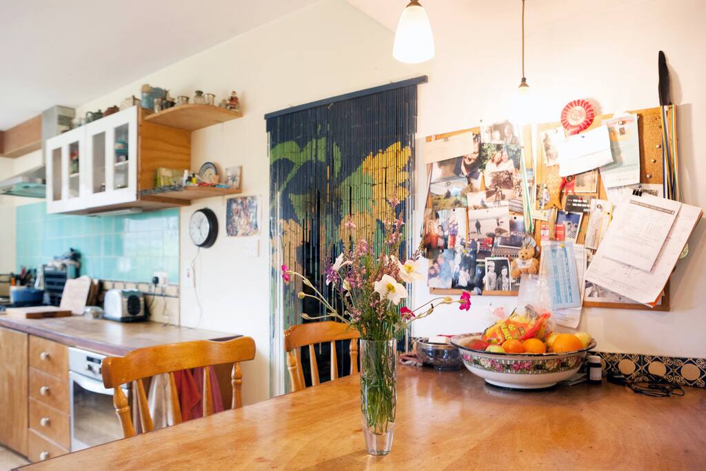 The kitchen.