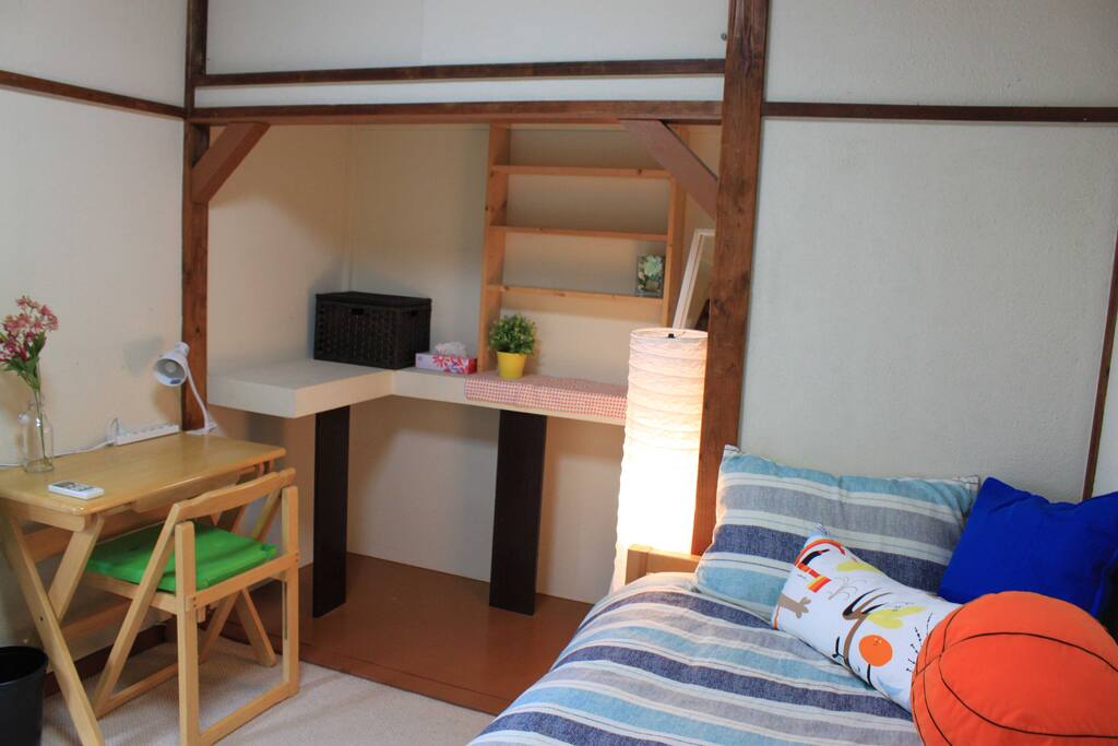 Space for putting your luggage and stuffs.
