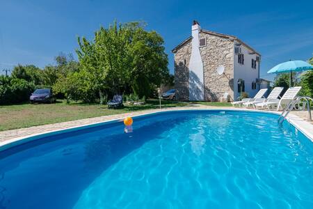 Rustical Stone House with pool