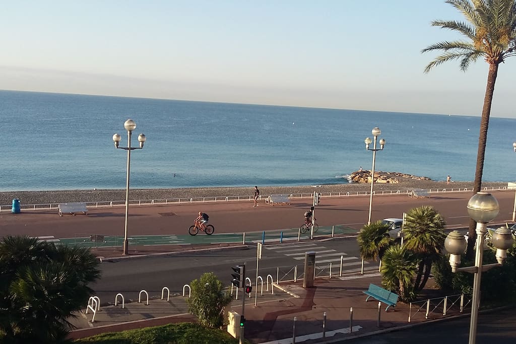 Vue depuis la terrasse en journée