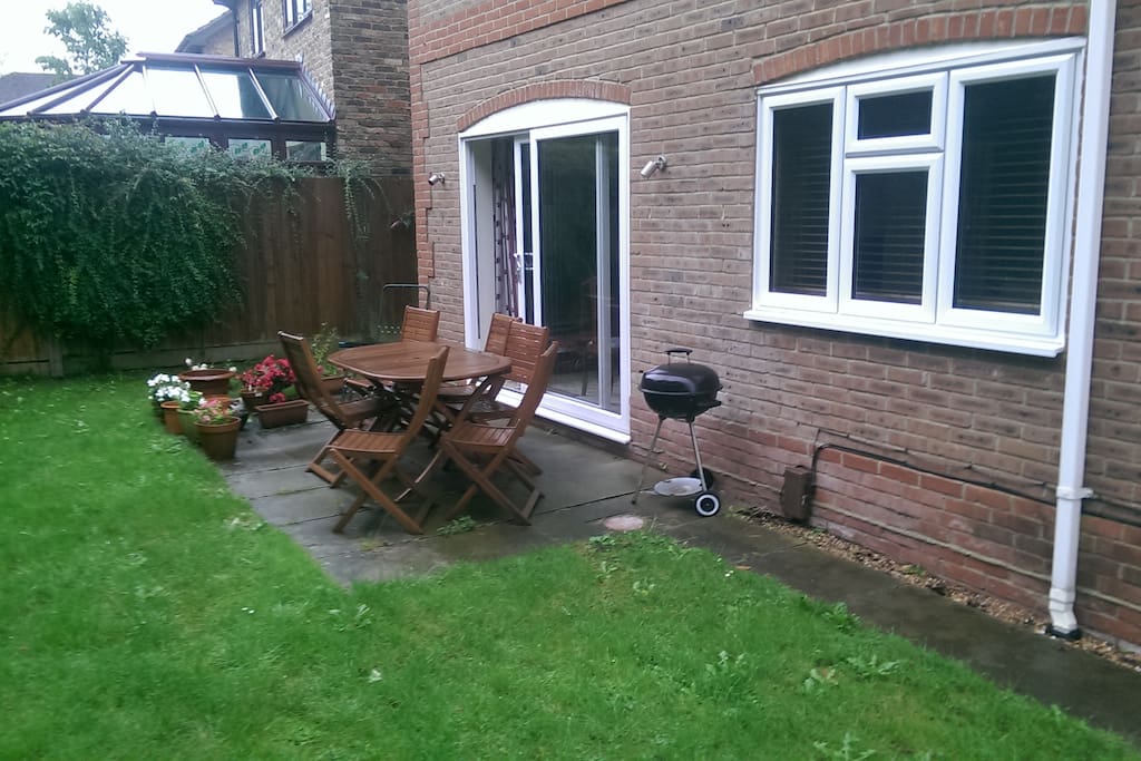 Lovely back garden.