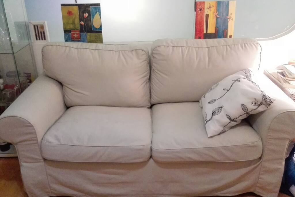 My very comfy couch