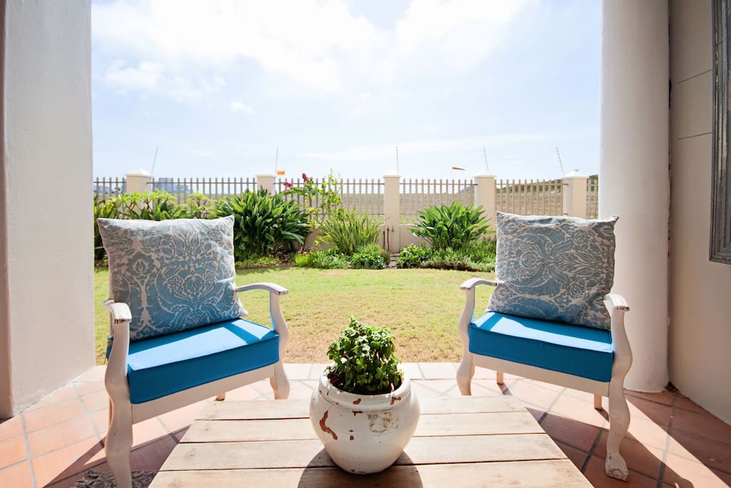 Patio for relaxing on