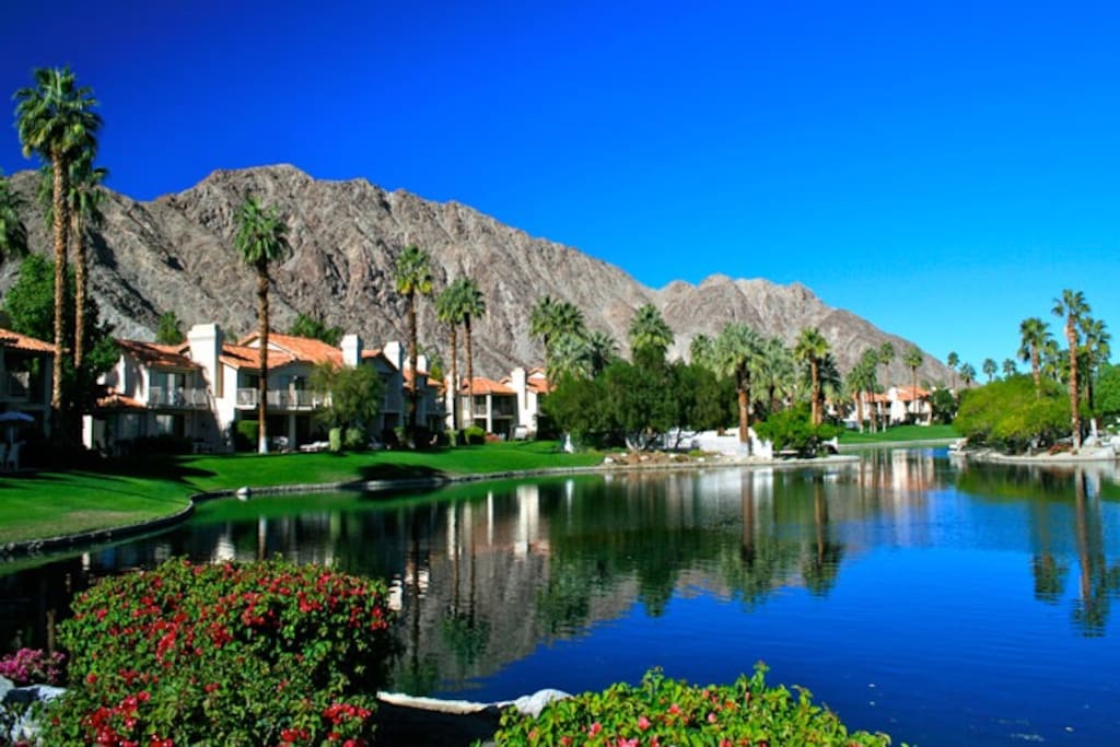 Gorgeous lake view in private gated community