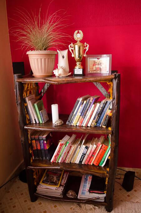 You can pick a paperback & relax