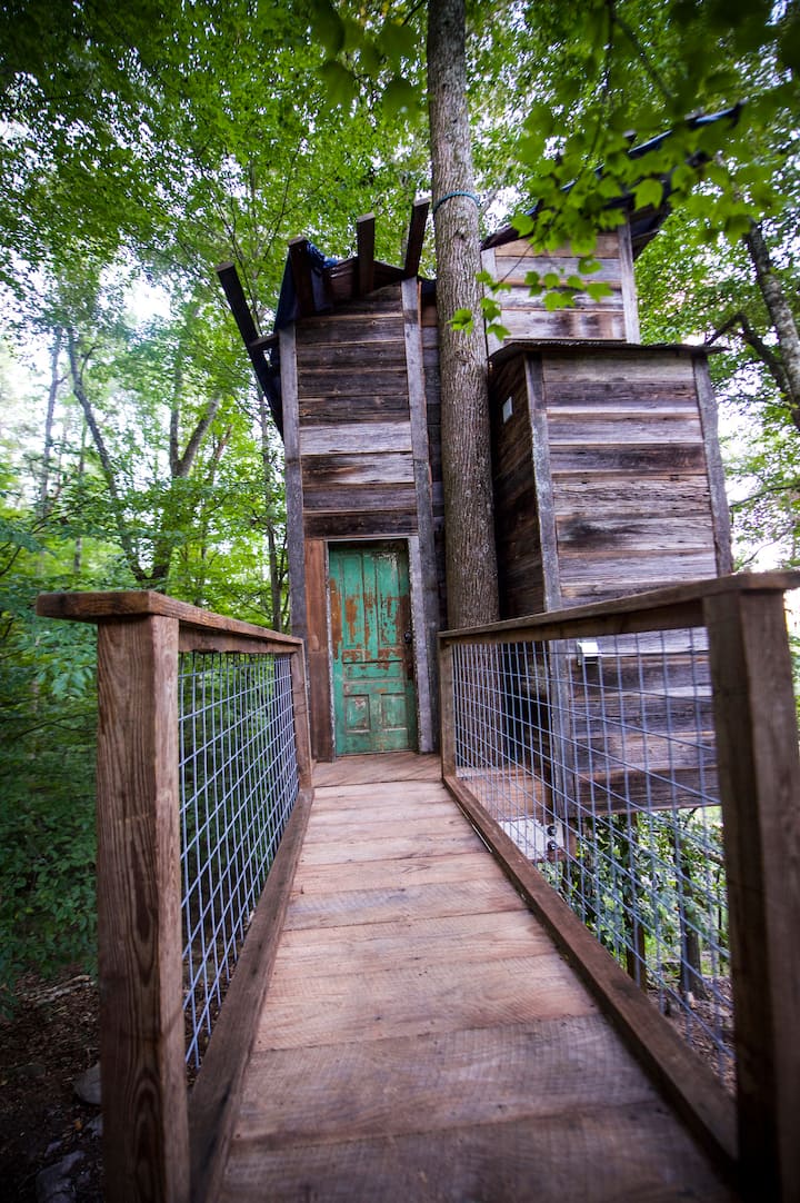 Treetop Hideaways Luna Loft Treehouses for Rent in Flintstone, United States Airbnb