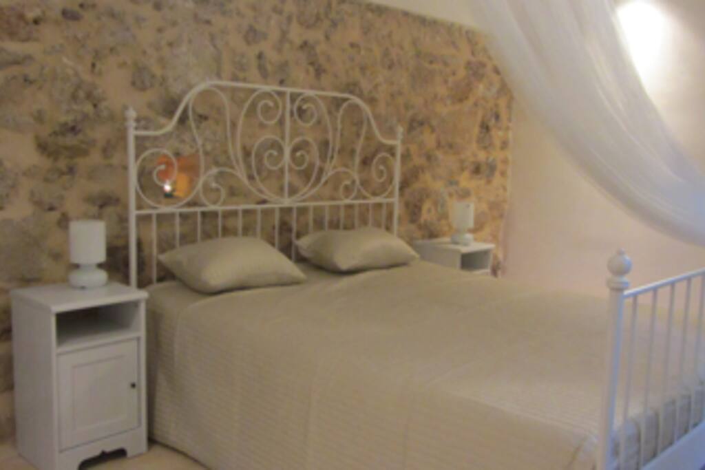 camera da letto appartamento Le Rane