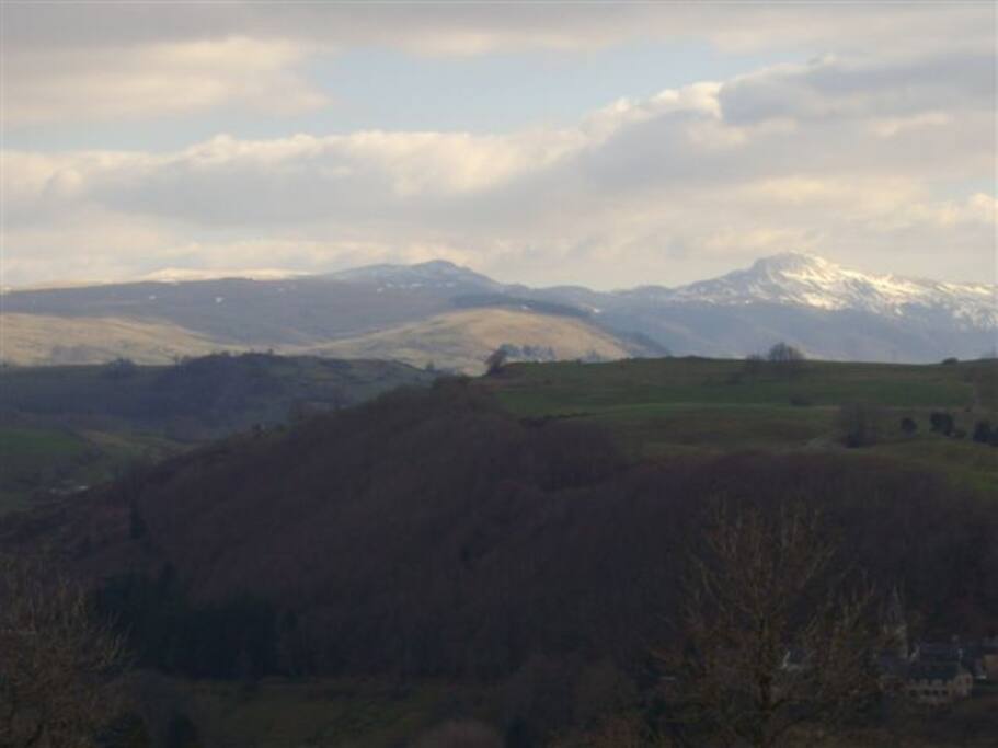 Le Puy Mary vu de la terrasse