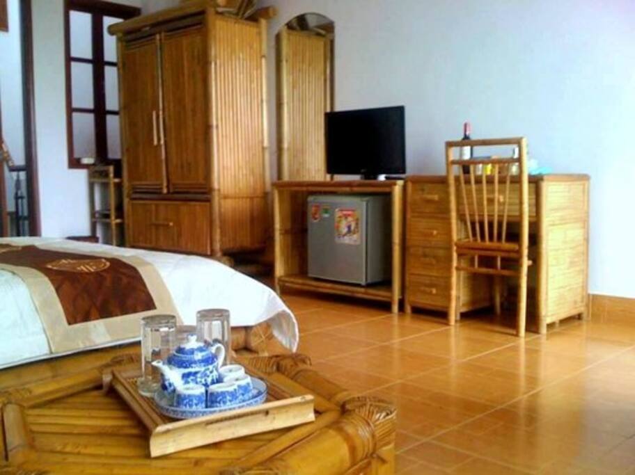 The Bamboo Family Room with sea view balcony