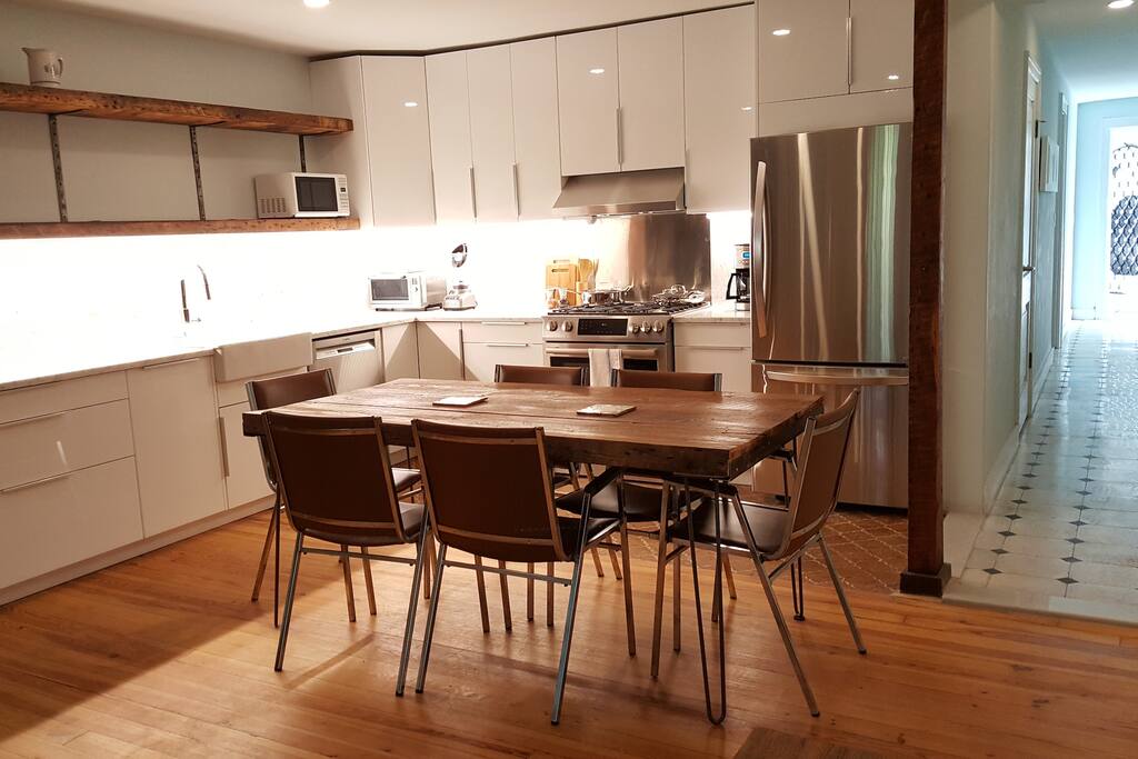 A beautiful place to cook and eat.