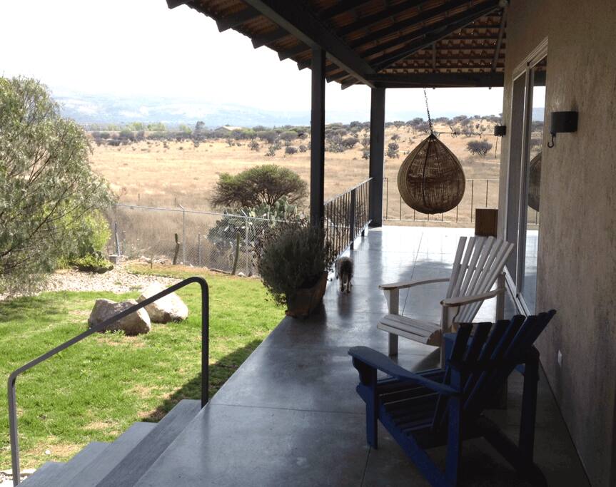 That's the beautiful view from most of the house.