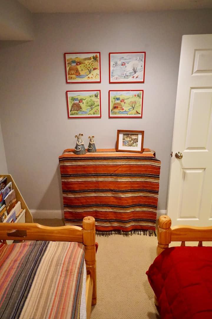 Basement bedroom