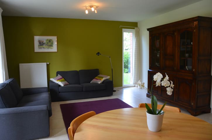 Appartement met tuin nabij Brussel