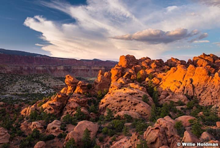 Minutes from your cabin, Teasdale Rock Garden