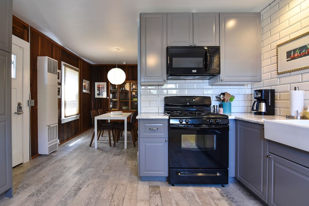 Spacious, modern kitchen