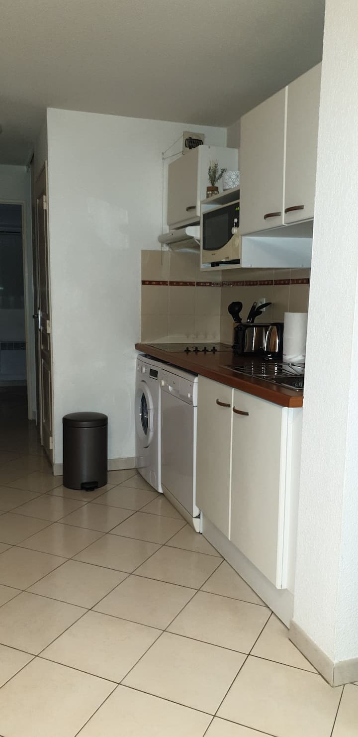 Bel Appartement Face à La Mer En Résidence - Valras-Plage