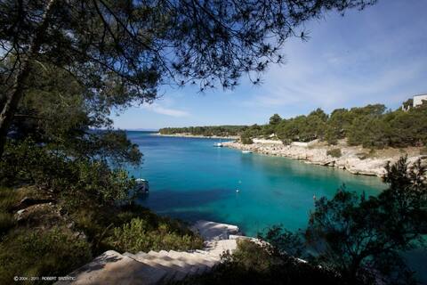 Seaside Villa with heated  pool & mooring.