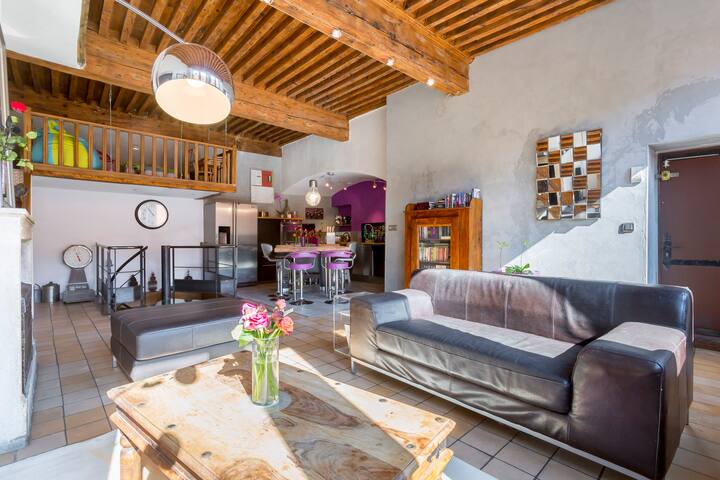 Duplex, 140m2 à 2 pas du centre-ville