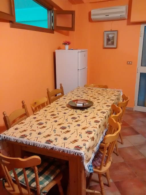 la zona pranzo