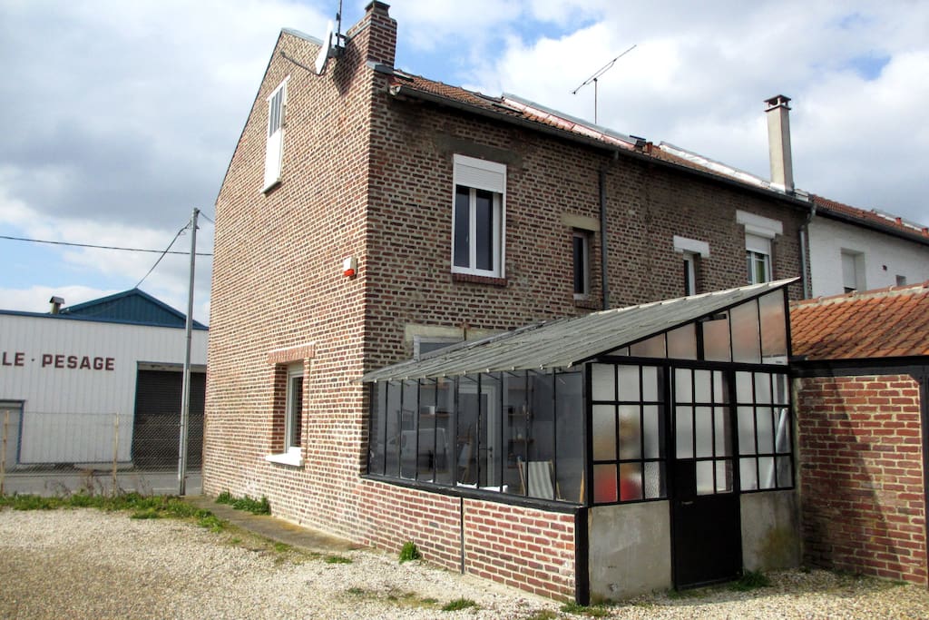 Maison vue de l'extérieur