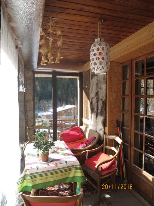 Veranda petit déjeuner