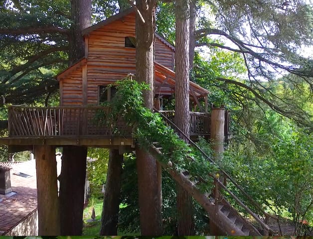 Cabane perchée cocon - Au Fil de Soi, Ardèche