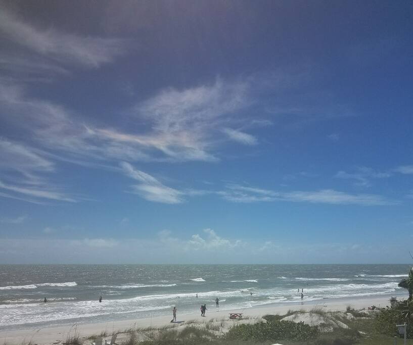 The view beautiful