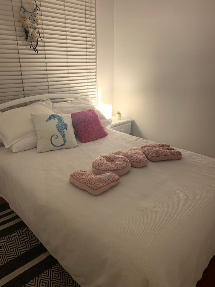 Kitanda maradufu katika chumba cha kulala hakuna 4❤️