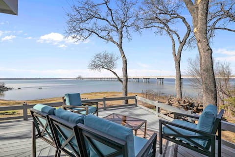 TOP 5 Lewisville Lakehouse w Hot Tub, Deck & BEACH