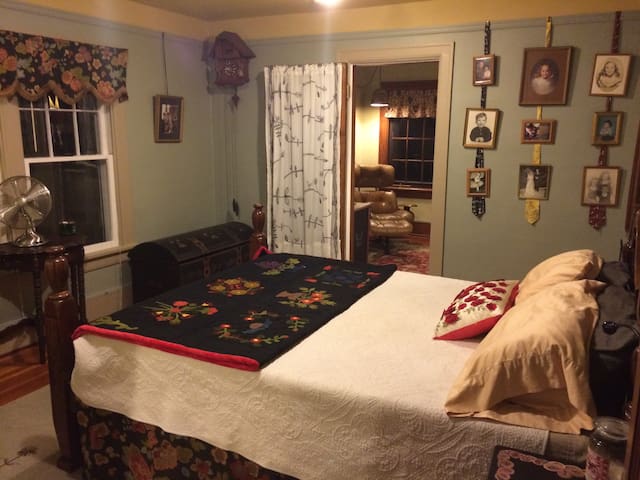 Historic Bedroom / Attached Sunroom