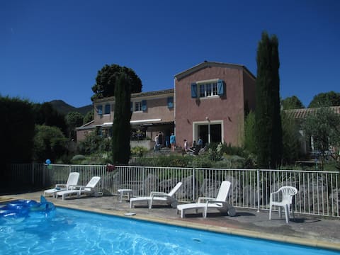 Large house with pool