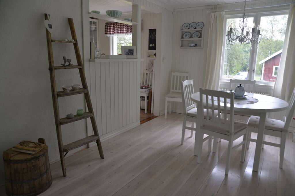 the house is authentic with a light surface