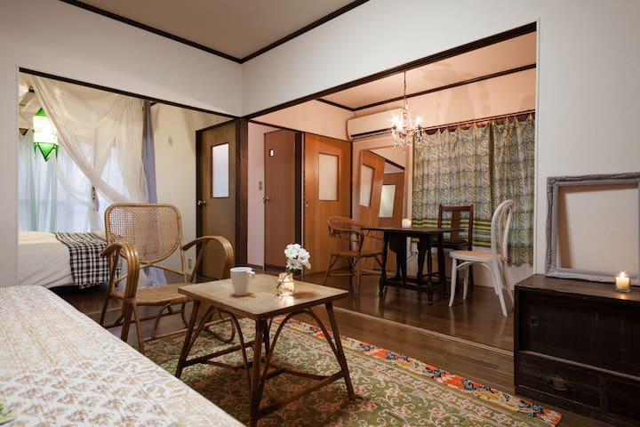 Ikebukuro one-story house, 4 guests, wi-fi