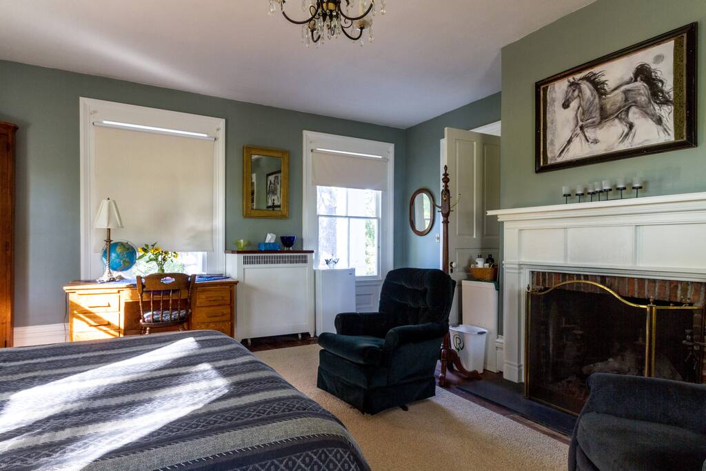 Parlor entry next to front door of house