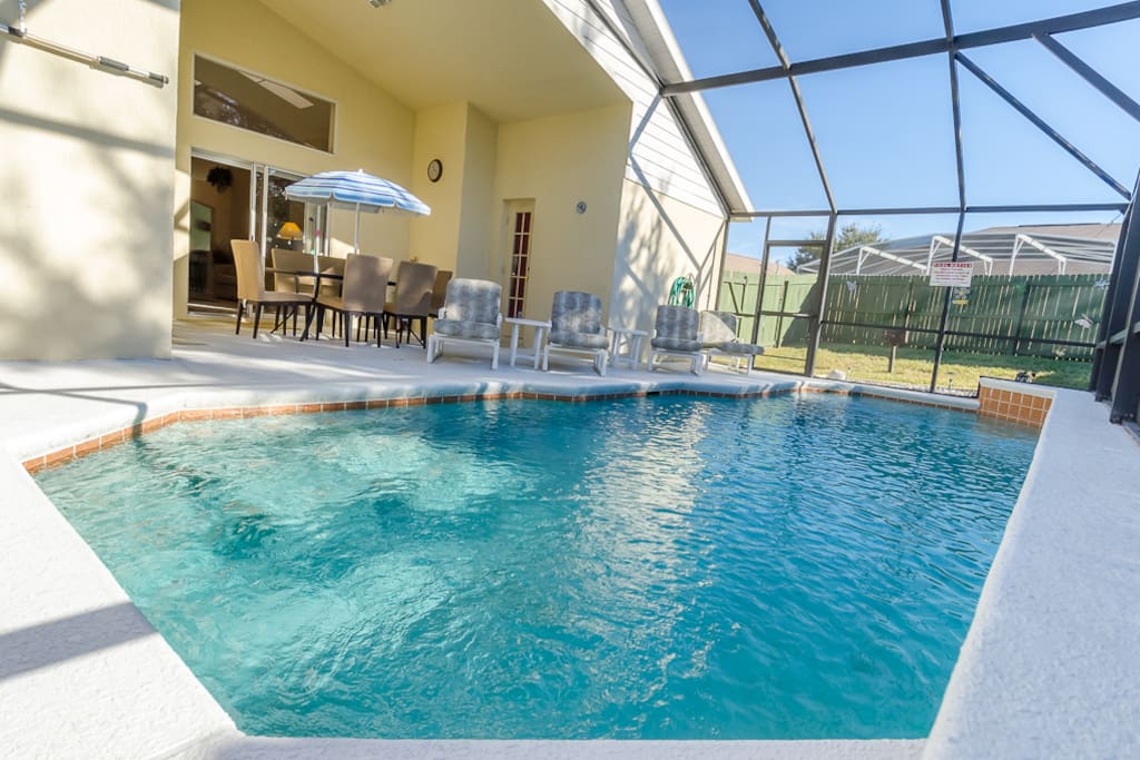 Private pool not overlooked