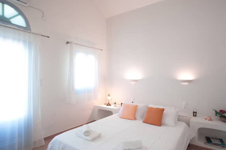 Then Room #1: Queen size bed