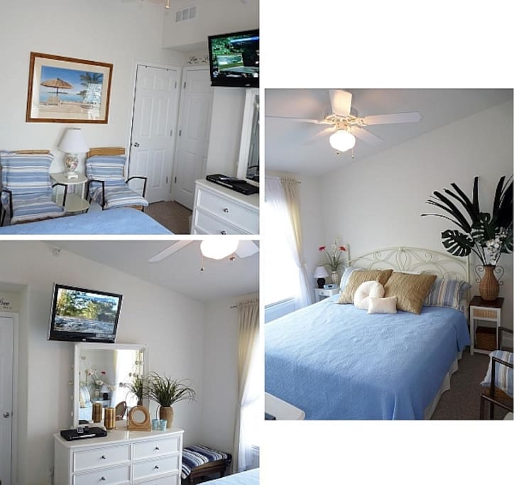 Valted ceiling master king bedroom