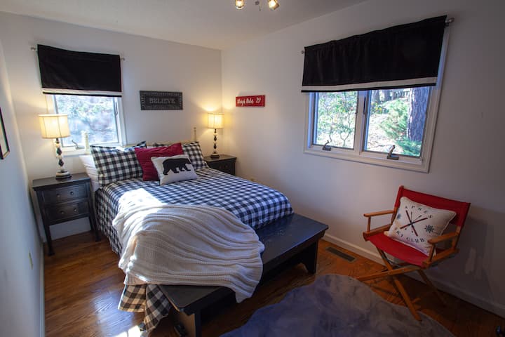 Cozy bedroom next to Master Bedroom (1). Note: there is a dresser but no closet, no private bathroom.