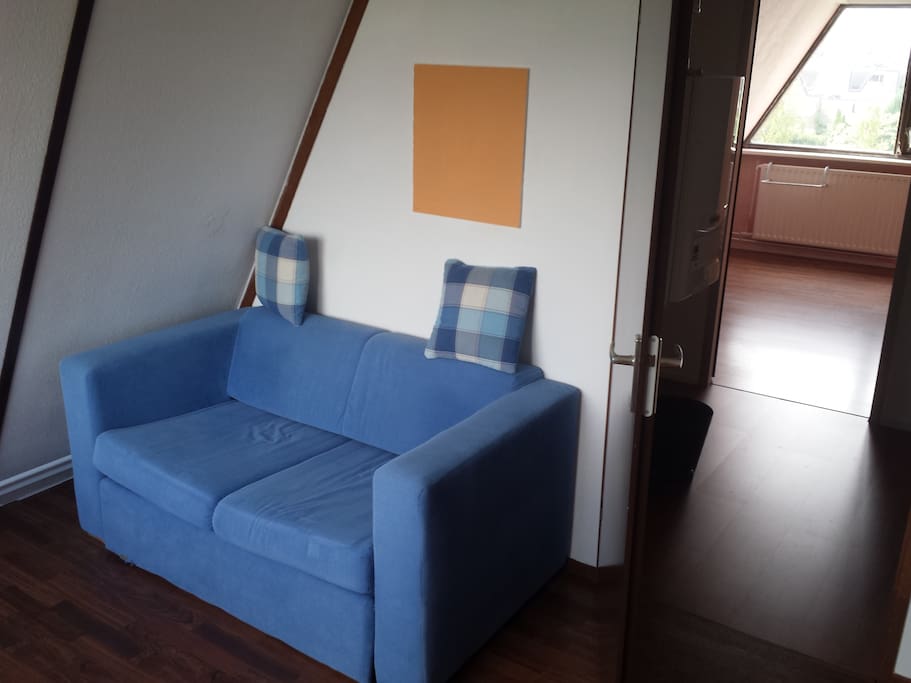 Pull out sofa bed sleeps two comfortably