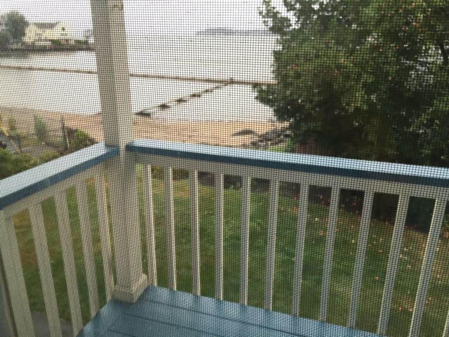 Ocean views from deck