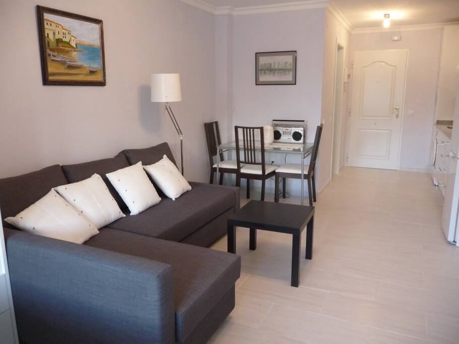 Salón con sofa-cama