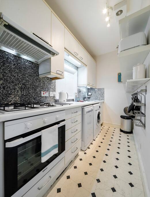 The fully integrated kitchen stocked with everything you need
