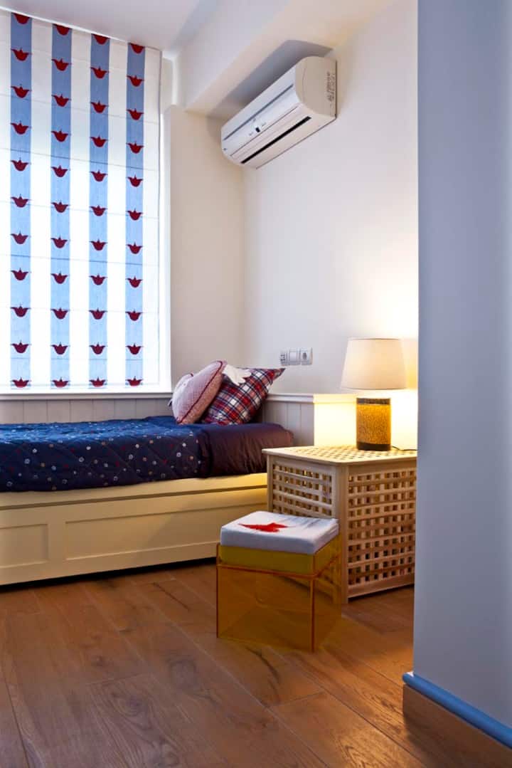 Chumba cha kulala no:3 na single mbili ambayo inaweza kuwa mara mbili