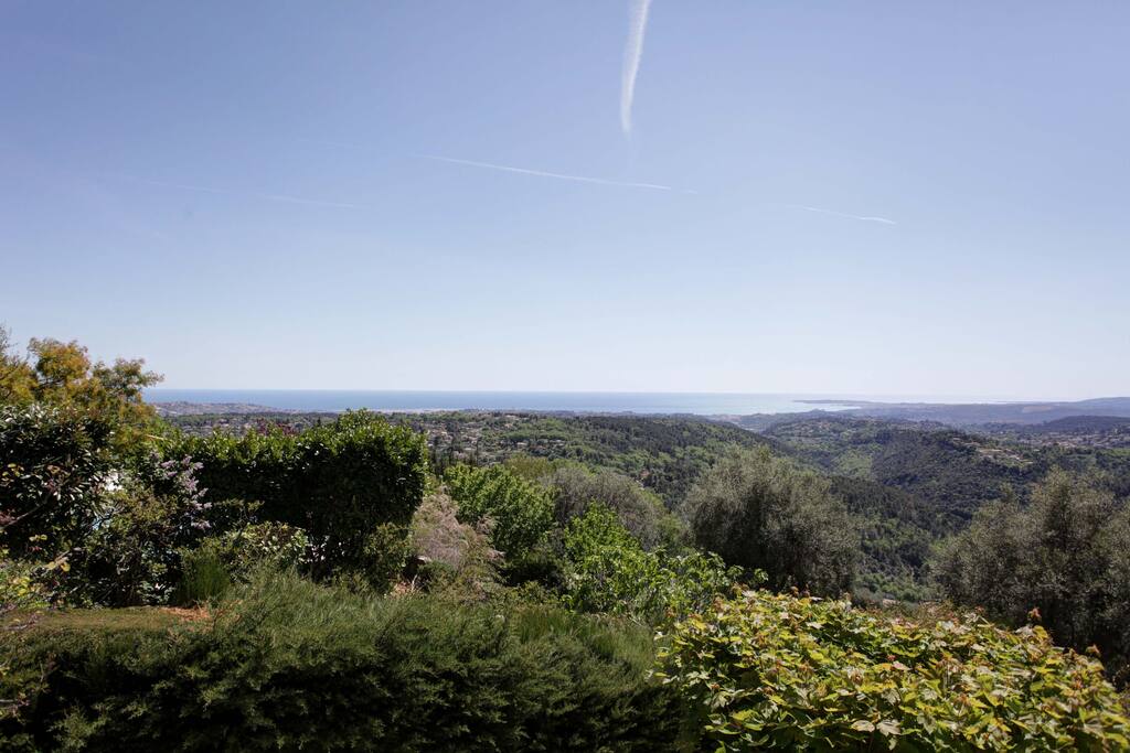 Enjoy magnificent views of the Mediterranean Sea.
