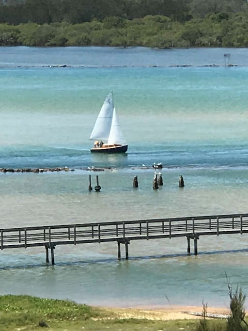 Actual view of the river